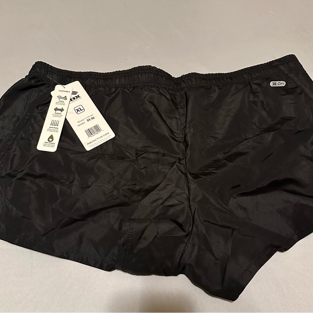 Black Athletic Reebok Shorts with Tag - XL